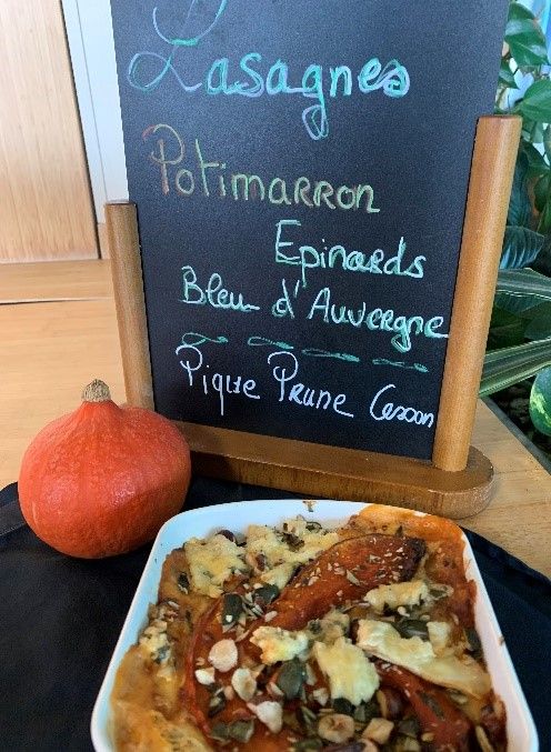 Lasagnes végétariennes au potimarron